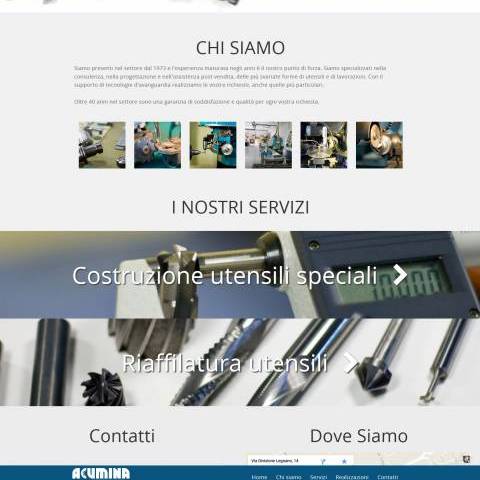 Creazione sito web per industria utensili